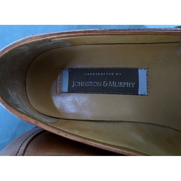 Johnston & Murphy Men\'s Kiltie Tassel Loafer Shoes Sz 10.5 M Leather Handcrafted main image 13